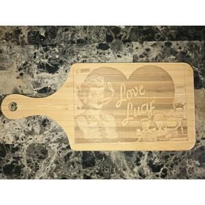 I Love Lucy Cutting Board Decor 11x5 Bamboo Cute Comical